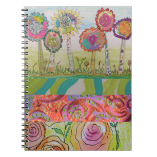 Abstract Floral  Notebook