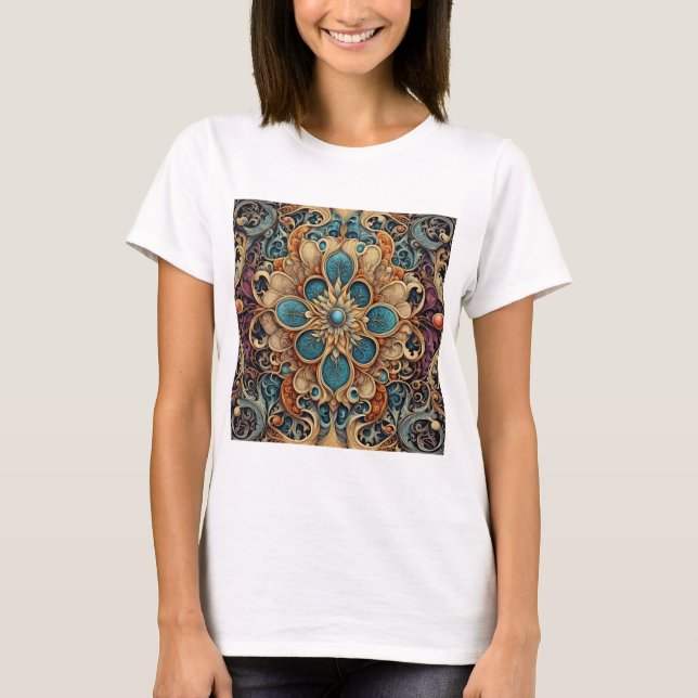 Abstract floral pattern 7 T-Shirt (Front)