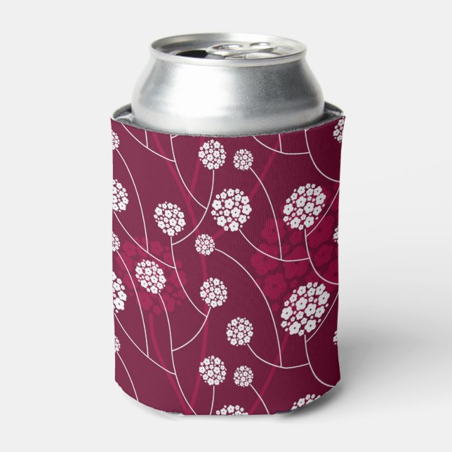 Abstract floral pattern can cooler (Can Front)