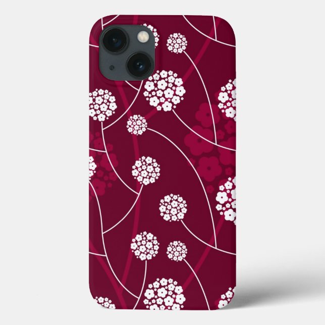 Abstract floral pattern Case-Mate iPhone case (Back)