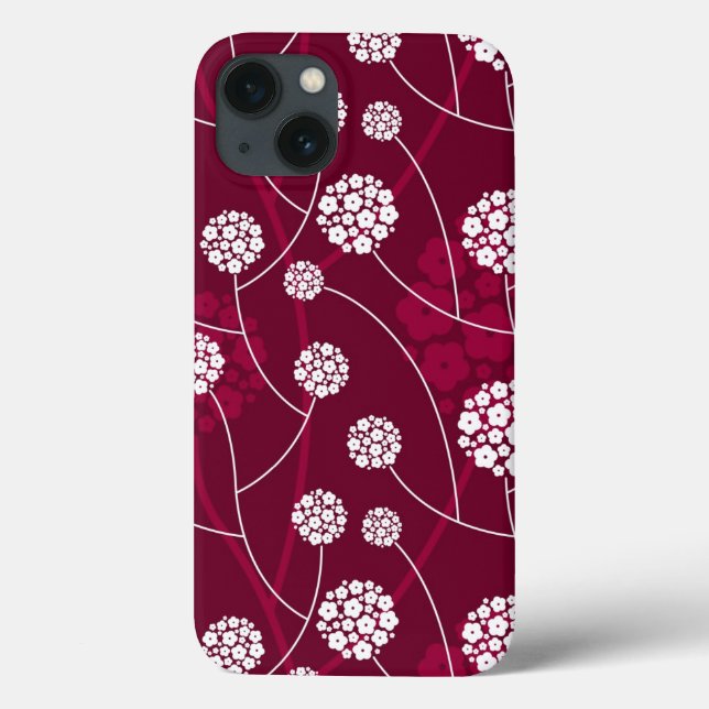 Abstract floral pattern Case-Mate iPhone case (Back)