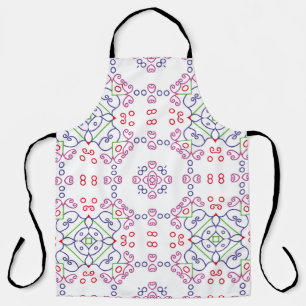Abstract floral pattern designabstract, art, home  apron