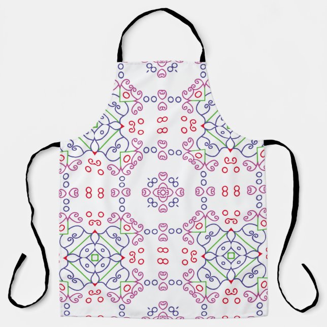 Abstract floral pattern designabstract, art, home  apron (Front)
