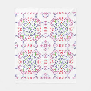 Abstract floral pattern designabstract, art, home fleece blanket