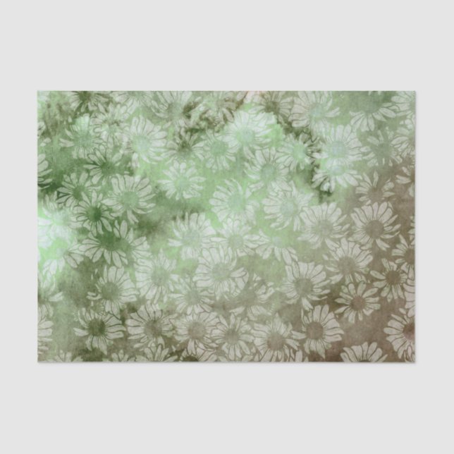 Abstract Floral Pattern Flower gardening flowers   Tissue Paper (Front)