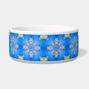 Abstract Floral Pattern in Rainbow Style