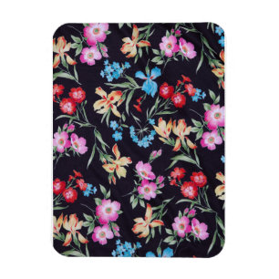 Abstract floral pattern magnet