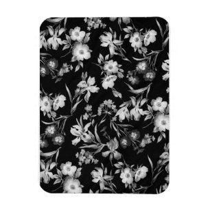 Abstract floral pattern magnet