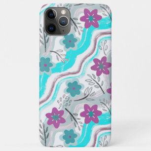 Abstract Floral Retro Swirls iPhone 11 Pro Max Case