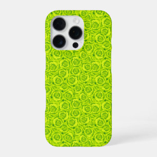 Abstract floral roses pattern iPhone 16 pro case