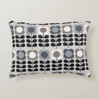 Abstract floral seamless pattern. Nordic style. Vi Decorative Cushion