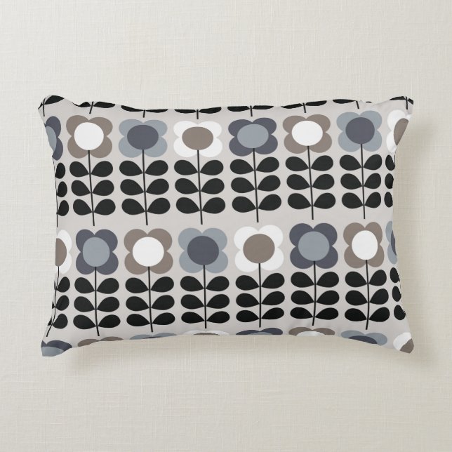 Abstract floral seamless pattern. Nordic style. Vi Decorative Cushion (Front)