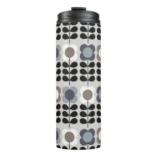 Abstract floral seamless pattern. Nordic style. Vi Thermal Tumbler