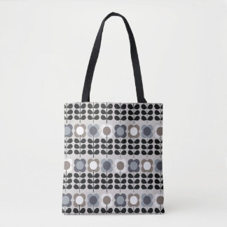 Abstract floral seamless pattern. Nordic style. Vi Tote Bag