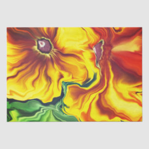 Abstract Floral Shabby Chic Decoupage Tissue Paper