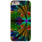 Abstract Floral Stained Glass Pattern