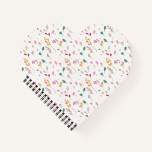 Abstract Floral traces Notebook