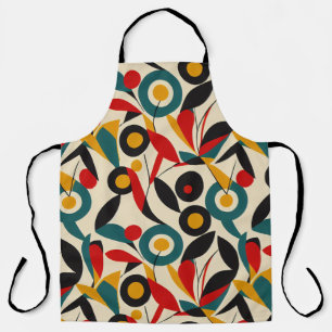 Abstract florals apron
