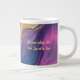 Abstract Flow Art-Motivational- Large Coffee Mug