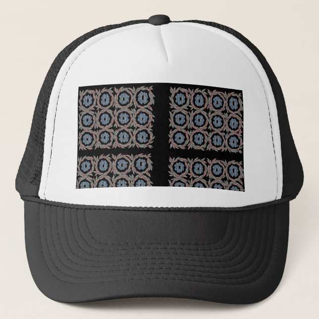 Abstract Flow Foam Trucker Hat (Front)