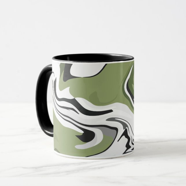 Abstract Flow of Nature  Mug (Front Left)