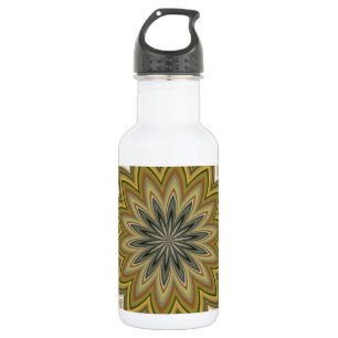 Abstract Flower 532 Ml Water Bottle
