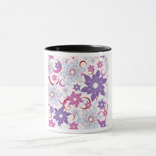 Abstract Flower Background Mug