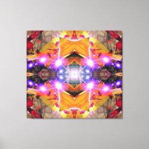 Abstract Flower Canvas Print