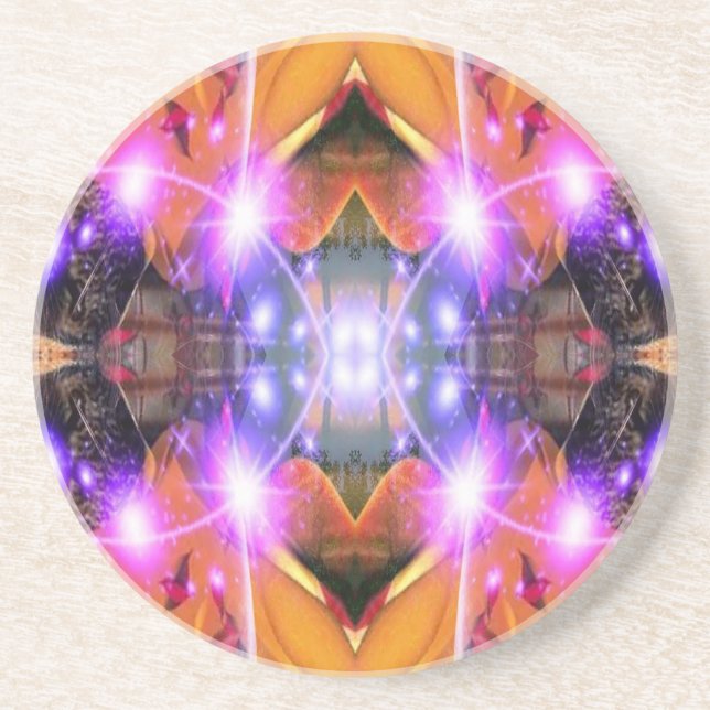 Abstract Flower Coaster (Front)