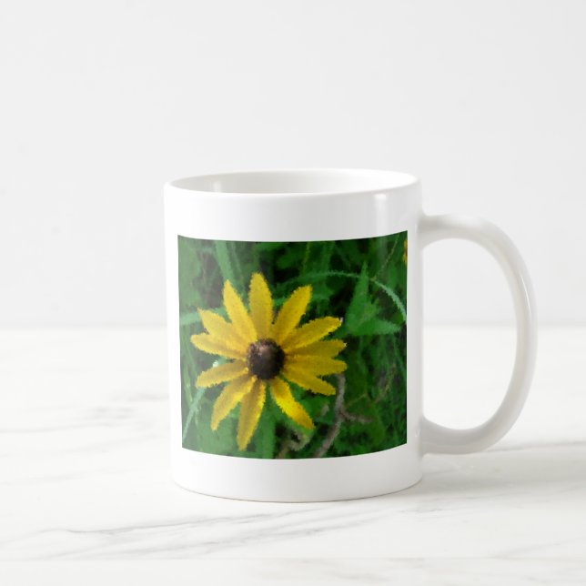 Abstract Flower Coffee Mug (Right)