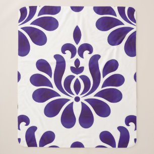Abstract flower decorative ornament background dam sherpa blanket