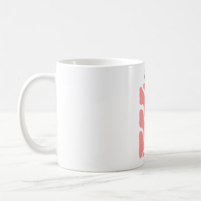 Abstract Flower Mother's Day Mug (Left)