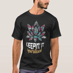 Abstract Flower Of Amusing Meditation Quote 1 T-Shirt