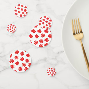 Abstract Flower Pattern Confetti