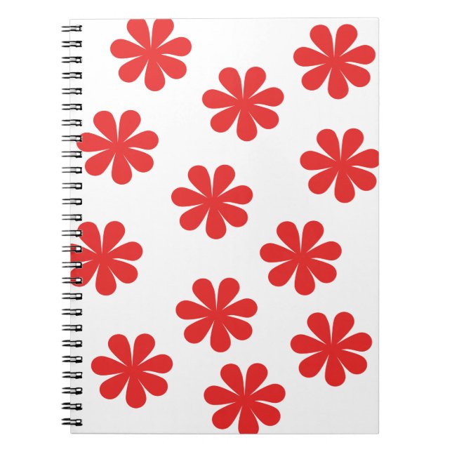 Abstract flower pattern  notebook (Front)