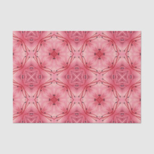 Abstract Flower Petals in Soft Coral Pink  Tissue Paper