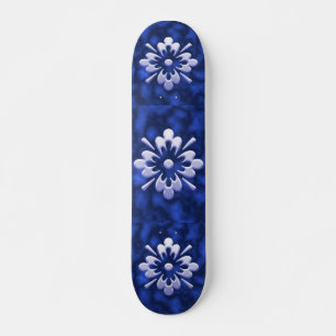 Abstract Flower Skateboard