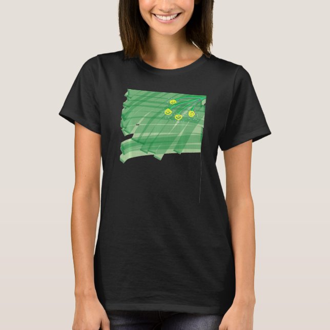 Abstract Flower T-Shirt (Front)