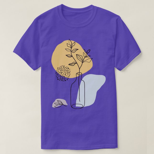 Abstract flower vase 4 T-Shirt (Design Front)