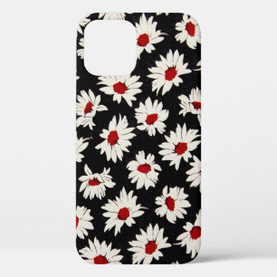 Abstract flowers, an artsy watercolor pattern. iPhone 12 case