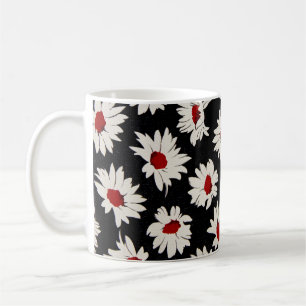 Abstract flowers, an artsy watercolor pattern. coffee mug