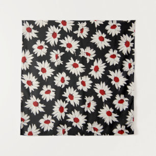 Abstract flowers, an artsy watercolor pattern. tapestry