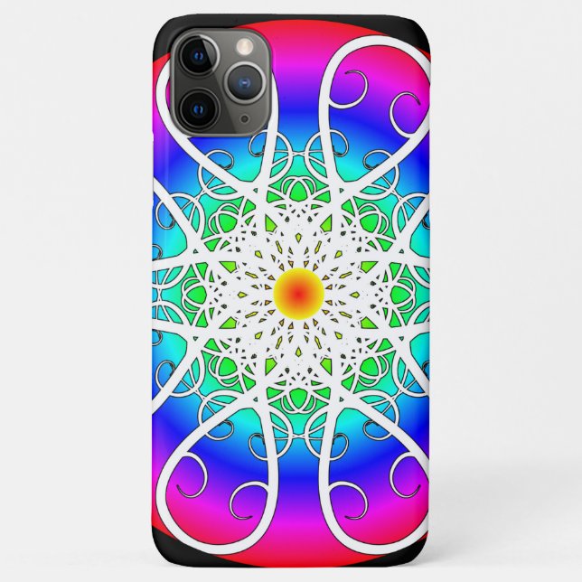 Abstract Flowers Case-Mate iPhone Case (Back)