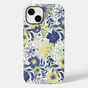 Abstract Flowers Case-Mate iPhone 14 Case