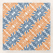 Abstract Flowers Elegance Coaster (Front)