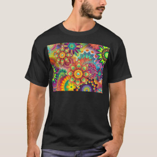 Abstract,flowers,illustartion,colour,flowers colou T-Shirt