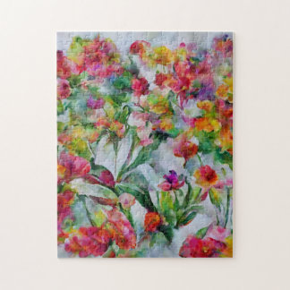Abstract Flowers Jigsaw Puzzle