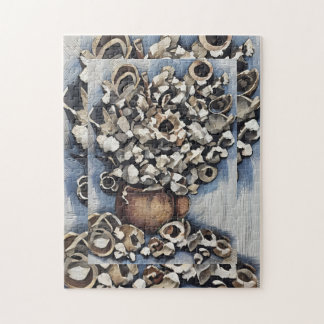 Abstract Flowers Jigsaw Puzzle