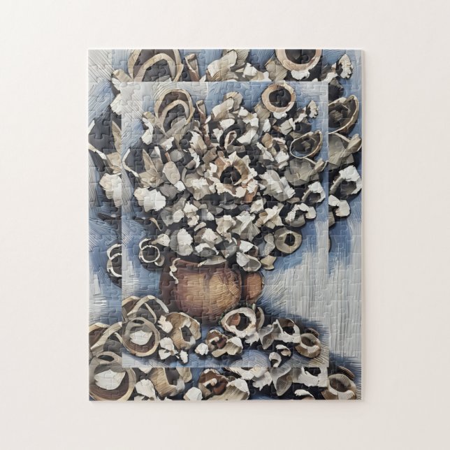 Abstract Flowers Jigsaw Puzzle (Vertical)