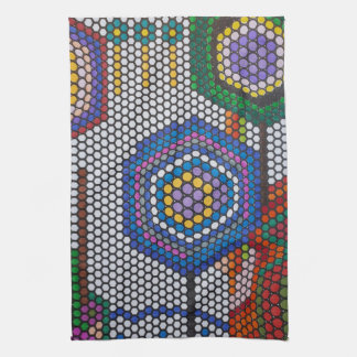 Abstract Flowers Kitchen Towel